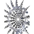 Pikkukuva 3 / 4: #Tuulikello Metalli Tuulimylly 3D Metalli Aurinko Tuulipyörittäjä#