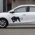 Miniatyrbillede 5 af 5: #Dyre-Sticker Bilsticker Panther Bilsticker 3D Simulation#