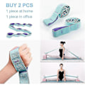 Miniatyrbild 4 av 5: Restore Stretch Band Strap - Elastiskt Stretchband med Öglor för Medium Motstånd Stretchhjälp för Ben, Hamstring, Träning/Fitness/Workout, Fysio