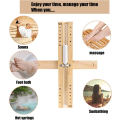 Miniatyrbillede 3 af 5: Sauna-Tidsglas med 15 Minutters Timer, Varmebestandig, Sandhvid