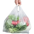 Miniatyrbillede 1 af 5: 100 stk. 26*42cm Klarsynte Plastik Vestposer Vest Stil Bæreposer F