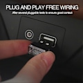 Miniatyrbilde 4 av 5: USB Ambient Light Universal Dekorativ Mini Auto Innvendig Plug-in LED Neon Ambient Lampe for Bil