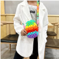 Miniatyrbilde 1 av 5: #Pop It Veske med Fidget Lekepakke, Pop It Håndveske for Jenter, Pop It Veske for#