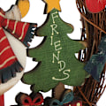 Miniatyrbild 5 av 5: Flätat julkrans - Välkommen dörrkrans för jul - Ch