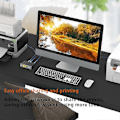 Miniatyrbild 3 av 5: 2 In 1 Ut Usb-skrivardelare, 2 Usb 2.0-portar Splitter Skrivaradapter Delningsenhet Switchbox För PC-skrivare Datorskannrar
