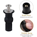 Miniatyrbilde 4 av 5: 2 Stykker Toalettsete Fester Hengsler Blindhengsler Festehull Strekk Gummiskruer Passer Alle Toaletter (14mm)