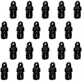 Miniatyrbillede 1 af 5: 20 stk. udendørs teltbaldakinclips Markise vindtæt fast spænde Markisebaldakinklemme Nødteltknap