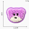 Miniatyrbillede 3 af 5: /#/10 termoklæbende broderede patches i en elegant farvepalet af co/#/