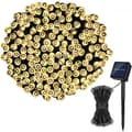 #12m 100LED Solcells-Julbelysning Varmvit#