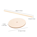 Miniatyrbild 2 av 5: Donut Sticks 3 st DIY Donutställ Trä Donutställ Donuthållare Bröllopsdessertbar Bagels för Bröllopsfest Donut Displayställ Tillbehör Hållare