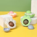 Miniatyrbillede 1 af 6: #Kattegræsbolde Indendørs Kattelegetøj 3stk 3 Farver Kattegræsbolde Spiselige Kattegræslegetøj til Katte#