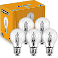 Miniatyrbilde 3 av 5: 4 stk A55 halogen energisparende lampe gammeldags pære halogen wolfram øyevern oppvarming oppdrettslampe fullspektrum dimmbar E27 skrue