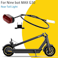 Pikkukuva 4 / 5: Takalokasuoja takavalo Ninebot Max G30 sähköpotkulaudalle, LED-takavalo varoitusvalo