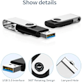 Pikkukuva 4 / 5: 32 Gt USB 3.0 -muistitikut 5 kpl, USB 3.0 -muistitikku LED-valolla
