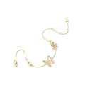 Miniatyrbillede 2 af 5: #1 stk. Guld Butterfly Damearmbånd Krystal Butterfly Charm Armbånd Dame Smykker Armbånd#