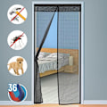 Miniatyrbillede 1 af 5: #Magnetisk fluenet til balkondør - 90x210cm#