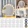 Pikkukuva 1 / 7: #(12 kappaletta) LED-peilivalo, LED-peilivalo, 3 väritilaa, pukeutumispöydän valo, meikkivalo#