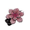 Miniatyrbilde 3 av 6: #4 stk Dobbel Blomst Hårklipp Rhinestone Hårnål Rhinestone Hårklipp Blomster Rhinestone Hårklipp for Kvinner Jente (4 Farger)#