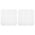Miniatyrbillede 1 af 4: 2 stk. Silikone Spillechips Form Interessant Håndværksform DIY Epoxy Form