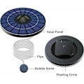 Miniatyrbillede 3 af 5: Solardrevet iltpumpe til damme med luftkilde og boblesten