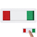 Miniatyrbild 1 av 2: Öppen Stängd Skjutbar Sekretesskylt Blank Självhäftande Indikatorskylt för Kontor