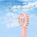 Miniatyrbild 4 av 5: Handhållen Minifläkt Cool Aromaterapi Liten Fläkt Inbyggd Aromaterapi USB-laddning Tyst Liten Fläkt Stor Vindkraft Liten Flä