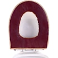Pikkukuva 5 / 5: WC-istuimen pehmuste, yleismallinen, vetoketjullinen (punainen)