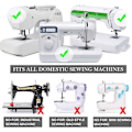 Miniatyrbillede 1 af 5: Even Feed Trykfod, Lav Shank Symaskine Fod Quilting F