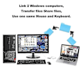 Miniatyrbillede 4 af 4: Usb Dataoverførselskabel Pc Til Pc Kompatibel Med Windows - Usb 2.0 Data Link Pc Link Kabel