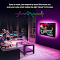 Miniatyrbilde 1 av 5: 5M LED-stripe, TASMOR Multicolor Musikk RGB LED-stripe med Fjernkontroll