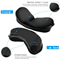 Miniatyrbillede 6 af 7: Gaming Mouse Pad - Grå. Til kontorcomputer bærbare holdbar behagelig letvægts nem skrivning smertelindring