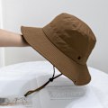 Miniatyrbillede 1 af 4: Solhatte til mænd og kvinder, fiskerhatte med hagestropper, vandtætte spandehatte, hurtigtørrende, bredskyggede fiskerhatte, foldbare Camel Adjustable (55-59cm)