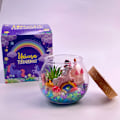 Pikkukuva 2 / 5: DIY-käsintehty luova Kuromi-dinosauruksen mikromaisema luovat pullokoristeet kaukosäätimellä varustettu lyhty opetusleluja Easter (customization accepted)