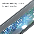 Pikkukuva 7 / 7: 9-in-1 Type-C-keskitin, moniporttisovitin, jossa 4K HDMI, VGA, Type C PD, MacBook Ethernet-tuella