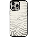 Miniatyrbilde 3 av 5: Kompakt iPhone 16 Pro Max Deksel [Lettvekt / 1,2 m 2X Militær Grad Fallbeskyttelse/Slank] - Kirsebær - Klar Svart Zebra Stripe iPhone 16 Pro Max
