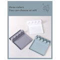 Miniatyrbillede 3 af 3: Silikoneske Rest -  Rillet Varmeresistent Ske Rest Til Køkken Med Bred Dryp-pad - Skridsikker Skeholder