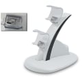 Miniatyrbillede 5 af 7: Controller-oplader 4 Controller-oplader Opladningsdock Stativ - Hvid