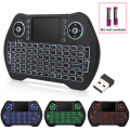 Pikkukuva 1 / 7: Mini-langaton näppäimistö, 2,4 GHz:n langaton mininäppäimistön ohjain, yhteensopiva Android TV Box -taustavalon kuiva virta