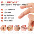 Miniatyrbild 3 av 5: Blusoms Microdarts Tag'gone Patch, neutroera Blusoms Pro Microdarts Taggone Patch Tw