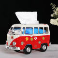 Miniatyrbilde 5 av 5: Vevboksdeksel Retro Bussform Vevdispenser Boksholder for Hjem Rom Kontorbruk