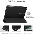 Miniatyrbillede 3 af 7: Smartphone CaseSmart Case Cover Translucent Matte Back Magnetic Case med Auto Sleep/Wake Funktion-sort