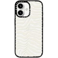Miniatyrbilde 1 av 6: Kompakt iPhone 16 Pro Max Deksel [Lettvekt / 1,2 m 2X Militær Grad Fallbeskyttelse/Slank] - Kirsebær - Klar Svart Zebra Stripe iPhone 16