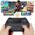 Pikkukuva 3 / 7: Mini-langaton näppäimistö, 2,4 GHz:n langaton mininäppäimistön ohjain, yhteensopiva Android TV Box -taustavalon kuiva virta