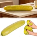 25 cm jättegurka Squishy Leksak Långsamt Stigande Stresslindring Sensorisk Fidget Klämleksak Skämtpresent för Barn & Vuxna