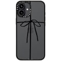 Miniatyrbilde 5 av 6: Kompakt iPhone 16 Pro Max Deksel [Lettvekt / 1,2 m 2X Militær Grad Fallbeskyttelse/Slank] - Kirsebær - Klar Svart Wrapped in a Bow iPhone 16 Plus