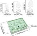Prank Butt Plug-formade isbitsformar i silikon för DIY-tårta, choklad, godis, nyhetsisform