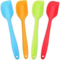 Spatelset i silikon, 4-delat, värmebeständig spatel, non-stick gummispatel, 20,8 cm