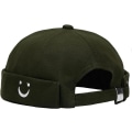 Pikkukuva 1 / 5: Miesten ja naisten hattu, lippaton hattu, beanie, työläisen merimieslippis, rullattu kaulus, retro, säädettävä (vihreä)