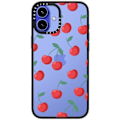 Pikkukuva 3 / 6: Kompakti iPhone 16 Pro Max -kuori [Kevyt / 1,2 m 2X sotilastason pudotussuoja / Ohut] - Kirsikat - Kirkas Musta Cherries iPhone 16 Plus