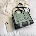 Miniatyrbillede 1 af 5: The Tote Bag til kvinder Dupes Mini læder Tote Bag Small Personalized Crossbody håndtasker